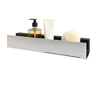 Genérico Magnetic Storage Shelf, Stainless Steel Organizer Rack, No Drill Wall Shelf, Shower Kitchen Bathroom Storage Tray for Home Laundry Fridge Organizer Living Room Utility 15.75x2.95in