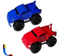 Genérico Magnetic Wall Climbing Car, Physics Learning Toy with Inertial Levitation, Vertical Driving for Spatial Awareness (2Pcs-Red+Blue)
