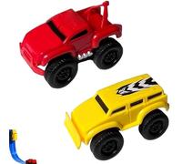 Genérico Magnetic Wall Climbing Car, Physics Learning Toy with Inertial Levitation, Vertical Driving for Spatial Awareness (1Pcs-Yellow)