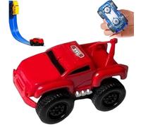 Genérico Magnetic Wall Climbing Toy Car, Anti-Gravity Inertial Magnetic Levitation Car, Drives on Walls & Ceilings, Wall Climbing Car Fun Toy for Kids (Red)
