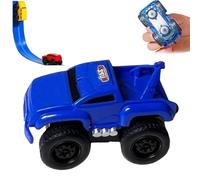 Genérico Magnetic Wall Climbing Toy Car, Anti-Gravity Inertial Magnetic Levitation Car, Drives on Walls & Ceilings, Wall Climbing Car Fun Toy for Kids (Blue)