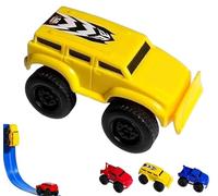 Genérico Magnetic Wall Climbing Toy Car, Anti-Gravity Wall Climbing Magnetic Track Toy Car,Children's Stress Relief Toys,(amarillo)