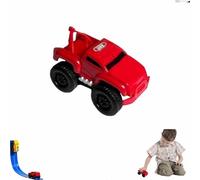 Genérico Magnetic Wall Climbing Toy Car, nertial Levitation, That Drive On Walls and Ceiling, Anti-gravitys Wall Climbings Car,Can Drive Vertically (Red)