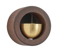 Genérico Magnetic , Wooden Bell for Door Opening, Rustic Home Decor with Pleasant Sound, ideal for House, Café, Room, Studios, Charming , 1,97 pulgadas Diameter