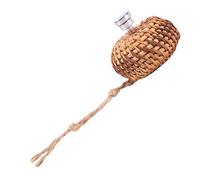 Genérico Magnetic Woven Rattan Reptile - Secure Anywhere Installation | Handmade Jumping Spider Gecko Cave For Terrariums | Natural Decor For Small Reptiles, Hiding Spot Magnetic Attachment Easy Posi