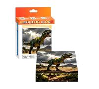 Generico magnéticos,Juguete De Construcción Temática Dinosaurio | Juego de cubos magnéticos para niños | Niños Machos Hembras Hogar Escuela Aula Guardería Infantil Preescolar Cumpleaños