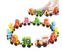 Generico Magnetische Holz-Zeile | Zahlenlernspielzeug für Kleinkinder | Lernspielzeug mit Bausteinen für die Vorschule | - für und Mädchen im Klassenzimmer