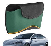 Genérico Magnetischer Auto-Brillenhalter | Brillenbox für Sonnenblenden | Auto-Sonnenbrillen-Clip mit sicherem Magnetdeckel, kompakte Aufbewahrungsbox | Für Auto, SUV, LKW, Innenausstattung, Reisen,