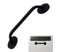 Genérico Magnetischer Kühlschrankgriff 20,5cm | Aluminium Ersatz-Zuggriff für Geräte | Ohne Bohren & Werkzeug für Mikrowelle, Waschmaschine & Garage - Heavy Duty Magnetgriff in Schwarz