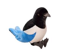 Genérico Magpie - Pájaro de Peluche Suave y Realista, muñeco guardián tierno, Tela Ligera Que se Puede | Juguete Educativo niños, Adultos, Aula, colección del hogar