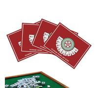 Genérico Mahjong Beginners Guide, US Table Game Rules, Compact Scoring Card with Sturdy Design, Learning with Compact Build, Fun Family Party Holiday Extra, Professional Solution for Men Women