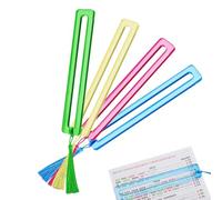 Genérico Mahjong Card Line Reader | 4 Pieces Guide Strips Tool,Convenient To Use Acrylic Mahjong Ruler - For Party Game Travel Competition Family Gathering Holiday Celebration Weekend