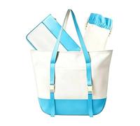 Genérico Mahjong Carrying Bag - Adjustable Portable Mah Jong Storage Tote Set with Waterproof Travel Case and Tile Holder Organizer For American Mahjong Sets and Racks
