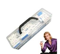 Genérico Mahjong Game Set -Mahjong Tile Set | Strategy Board Game |Classic Educational Toys with Science Entertainment Function | Periodic Table Board Card Game For Travel Family Friends Drinking