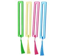 Genérico Mahjong Line Marker | 4 Piece Versatile Acrylic Strategy Guide - Long-Lasting Acrylic Mahjong Card Line Guide - For Players Strategy Beginners Competitions Party Game Christmas Travel