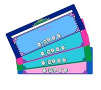 Genérico Mahjong Line Marker - Beginner Mah Jong Tile Guide | 4 Pack Mahjong Line Finder with Precision Markings For Seniors Friends Home RV Camp Outdoor Trip Holiday Party Travel Leisure Activity