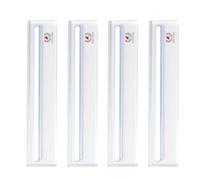 Genérico Mahjong Line Reader - Acrylic 6.1 Inch Rule Guide Strips, 4PCS Strategy Helper Set, Transparent Mahjong Reference Tool | Game Assistant For Family Competition Travel Party Holiday