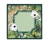 Genérico Mahjong Mat - 31.5x31.5inch Noise Reduction Non-Slip Plants Vintage | Poker Card Board Table Cover - For Tile Games Home Dorm Apartment Living Room Decor