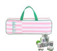 Genérico Mahjong Rack Bag - Tile Rack Carry Case Main Function | Fabric Organizer with Soft Lining for Safe Holding, Smooth Zipper for Easy Access, Game Accessory Carrier for Gatherings