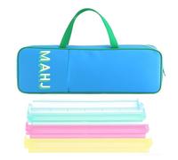 Genérico Mahjong Rack Bag - Waterproof Organizer with Zipper | Mahjong Tile and Rack Carrying Bag Large Capacity Storage with Handles For Indoor Outdoor Travel Home