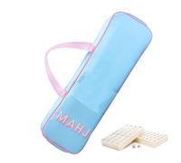 Genérico Mahjong Rack Bag - Waterproof Organizer with Zipper | Mahjong Tile and Rack Carrying Bag Large Capacity Storage with Handles For Indoor Outdoor Travel Home