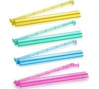 Genérico Mahjong Racks - 4 Piece Acrylic Tile Holder Pushers, Board Game Support Instrument, Beginners Family Capability, Bar Party Accessory, Carnival Entertainment