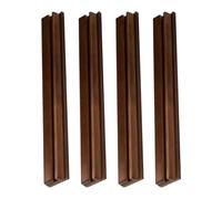 Genérico Mahjong Racks - 4-Piece Lightweight Table Game Accessories, Magnetic Pushers Wooden Mahjong Racks for Dominoes Party Home House Travel Club Women Men