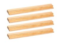 Genérico Mahjong Racks - 4-Piece Lightweight Table Game Accessories, Magnetic Pushers Wooden Mahjong Racks for Dominoes Party Home House Travel Club Women Men