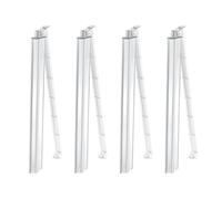 Genérico Mahjong Racks - Pushers 4Pcs Acrylic Mah Jongg Helper Set | Tile Holders Game Table Accessories Smooth Sliding Design for Social Club, Party Game Night, Family Gathering or Home Use