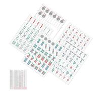 Genérico Mahjong Reference Guide | Classical Mah Jongg Accessories - Optimized Card Visibility Learning Aid - For Men Women Boys Youth Teens Wife Husband Son Daughter Friends Family Gathering