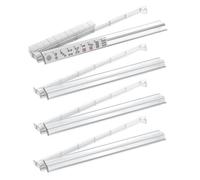 Genérico Mahjong Ständer Set - 4 Stück Acryl Schiebehilfen | Transparentes Zubehör | Mahjong Halter Für Spielabend Club Familienfeier Anfänger Geburtstag Zuhause | Klarer Ständer Mit Push-Funktion