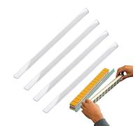 Genérico Mahjong Tile Pushers, Clear Acrylic Rod Set, Transparent Mahjong Table Tile Pusher Tools, Game Accessories for Home School Party Casual Gatherings Holidays Travel Use 17.72x1.1in