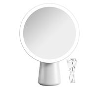 Genérico Makeup Mirror Lighting, LED Mirror, Rechargeable Lighted Glass, Touch-Sensitive Controls, 3-Mode Dimmable Glow, Ideal for Vanity Dresser Salon Bathroom Teen Room, 7.72x10.63x3.54 Inches
