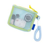 Genérico Makeup Travel Organizer | Cosmetic Organizer Bag | Aesthetic Clear Cosmetic Net Pocket Lightweight for Daily Toiletry Car Gym Honeymoon Vacation Hiking Dorm Hotel