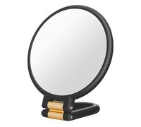 Genérico Makeup Vanity Mirror - Angle Adjuster for Travel Use | Glass with Double Sided Magnifier, Precise Cosmetic Tool, Portable Dressing Accessory, Bedroom Bathroom Apartment Organizer for Women