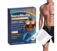 Genérico Male Breast Patch - Chest Support Pads | Breathable Fabric Adhesive Pads with Flexible Shape, Discreet Nipple Concealing Patch for Exercise Running Gym Training Daily Wear