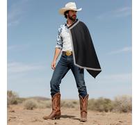 Genérico Male Renaissance Shawl - Polyester Material 130cm Size, Half Shoulder Cape, Knight Costume Cloak | Cosplay Costume Shawl For Halloween, Carnival, Stage Performance, Theme Party, School