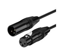Genérico Male To Female Audio Cable, 4.92 Ft Audio Cord, Speaker Cable | Pro Microphone Cable for Microphones, Mixer, Speaker Systems, Sound Mixer, Radio Station, Podcast, Audio Sound Equipment