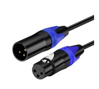 Genérico Male To Female Speaker Cable, 4.92 Ft Audio Cord, Speaker Cable | Pro Microphone Cable for Microphones, Mixer, Speaker Systems, Sound Mixer, Radio Station, Podcast, Audio Sound Equipment