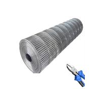 Genérico Malla de Alambre en Rollo for cercar Ganado, 1,5/1,7 Agujeros, galvanizada, for gallinero, Conejo, jardín, Duradera y Resistente a la Intemperie.(120x1800cmx0.7mm)