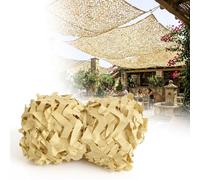 Genérico Malla de Camuflaje 1x7m 2.5x6m 3.5x10m 5x13m 6x8m 4x19m Red de Camuflaje Caza Acampar Sombrilla, Malla ocultacion Jardin Exterior, Toldos Terraza para Cubierta de privacidad Arena(8.5x20m)