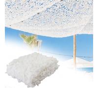 Genérico Malla De Camuflaje Blanca Militar 2x3m 3x4m 4x6m, Red Camuflaje Sombra Exterior para Jardín, Terraza, Camping, Caza, Decoración De Fiestas Y Cobertura De Vehículos(12x15m)