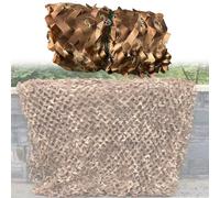 Genérico Malla De Camuflaje Desértica Red De Camuflaje Vela De Sombra 2x3.0m 3.5x6m 12x20m para Exteriores para Acampar Protección Solar Duradera para Caza Y Aventuras(W13xH20m)