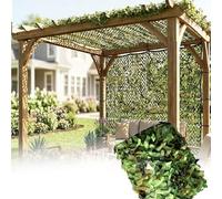 Genérico Malla De Camuflaje Militar, 2x3m 3x4m 4x6m Toldos Terraza Red De Sombra De Jardín, Red De Camuflaje 210D Oxford para Jardín, Caza, Protección Solar Camping(3.5x7m)