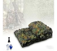 Genérico Malla de Camuflaje Militar, Red de Camuflaje 210D Poliéster Oxford, Malla Ocultacion Jardin Exterior para Cámping Caza Bosques Terraza Decoración Abrigo Disparos(5x6.5m)