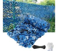 Genérico Malla De Camuflaje Militar, Red De Camuflaje Exteriores, 1m 1.5m 2m 4m 5m 6m 7m 8m 9m 10m 12m 14m 15m 16m 20m Red De Sombra A La Terraza, para Coche, Camping, Fiestas Y Fotografía(W3xH4m)