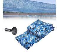 Genérico Malla de Camuflaje Reforzada, Red De Sombra Exterior, Protección Solar Toldos 2x8m 3.5x6m 3.5x10m 4x6m 5x7m 6x8m 7x10m Red de Camuflaje para Jardín Paisaje Forestal, Caza(3.5x15m)