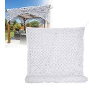 Genérico Malla de Camuflaje Sombra 3x11m 4x6.5m 2x3.5m 6x6m 8x13m 11x14m Red Camuflaje Sombra Blanca, Red de Camuflaje para Toldos de Balcones, Redes de Camuflaje Militar Caza(9x9m)