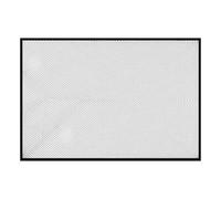 Genérico Malla Negra para Parrilla De Coche, Cubierta Protectora De Tanque Antisauce De 100 X 77 Cm, Prevención De Polvo E Insectos, para Parachoques, Ventilación De Capó, Radiador