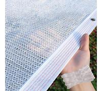 Genérico Malla Sombreo, Red De Sombreado Resistente Al UV 1.5m 2 2.5m 3 3.5m 4m 5m 6.5m 8m 10m Toldos Exterior Terraza, Malla De Sombreo Exterior con Ojales, Pergola Jardín Invernadero(2x5 M)